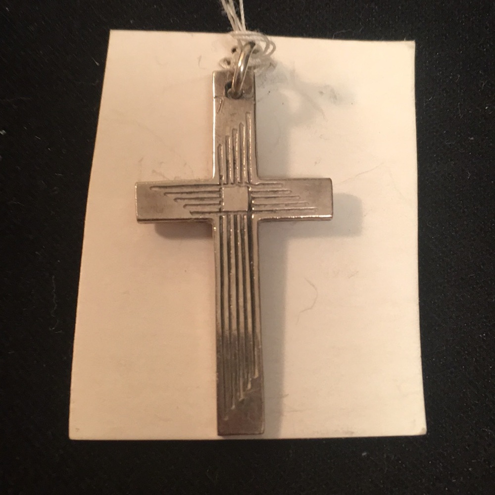 Sterling silver cross charm